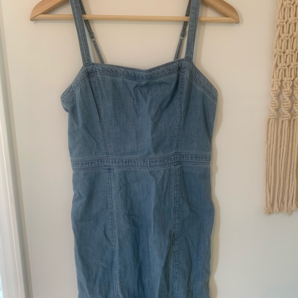 jean dress abercrombie and fitch